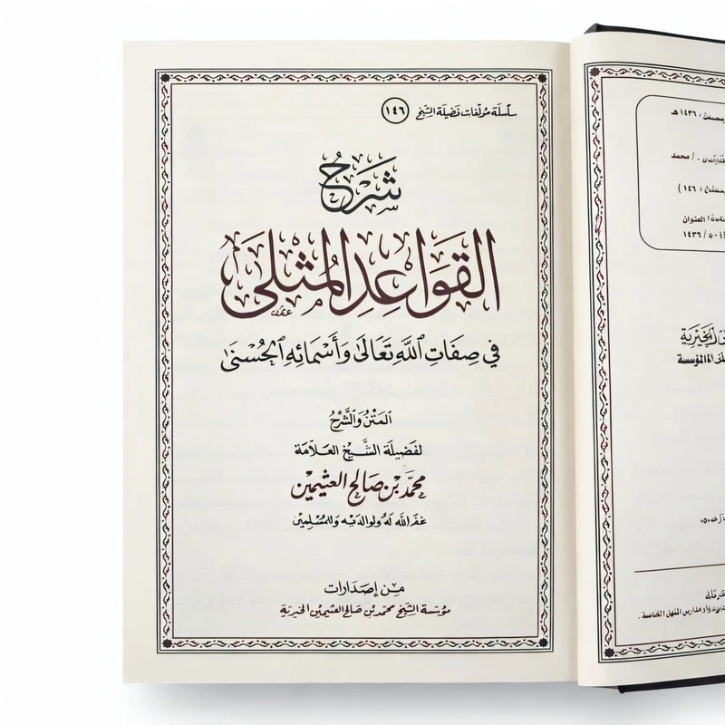 Explanation of Al-Qawāʿid Al-Muthlā on the Names and Attributes of Allah by Shaykh Muhammad ibn Ṣāliḥ al-ʿUthaymeen - Image 4