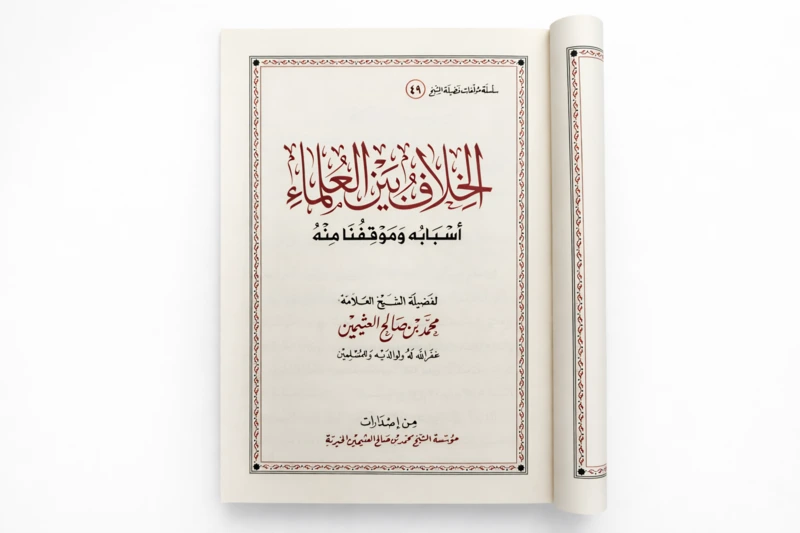 Scholarly Differences: Their Causes and Our Stance Towards Them | Sheikh Muhammad ibn Salih Al-Uthaymeen - Image 4
